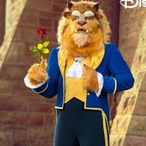 Blue and Yellow Beast Costume